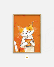 Coffee Cat Smile