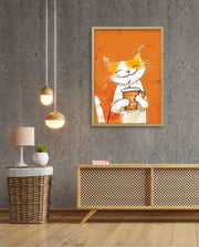 Coffee Cat Smile