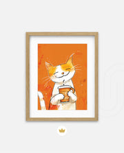 Coffee Cat Smile