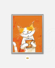 Coffee Cat Smile