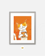 Coffee Cat Smile