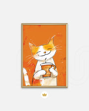 Coffee Cat Smile