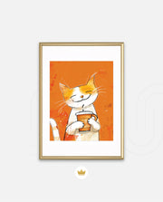 Coffee Cat Smile