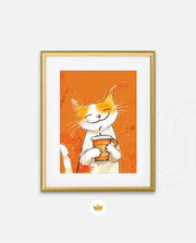 Coffee Cat Smile