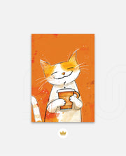 Coffee Cat Smile