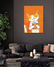 Coffee Cat Smile