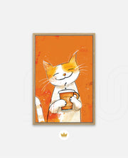 Coffee Cat Smile