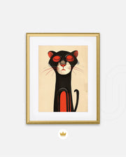 Mystic Black Cat