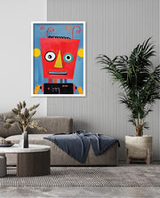 Playful Red Robot