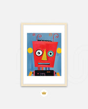 Playful Red Robot