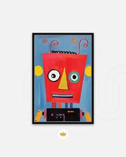Playful Red Robot