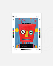 Playful Red Robot