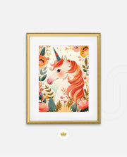Floral Unicorn