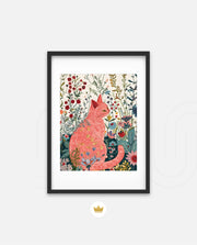 Blush Garden Cat