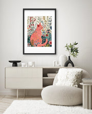 Blush Garden Cat