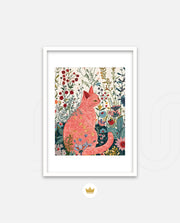 Blush Garden Cat