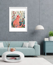 Blush Garden Cat