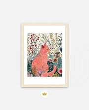 Blush Garden Cat