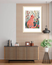 Blush Garden Cat