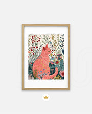 Blush Garden Cat