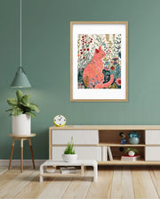 Blush Garden Cat