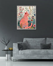 Blush Garden Cat