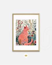 Blush Garden Cat