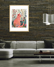 Blush Garden Cat