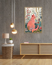 Blush Garden Cat