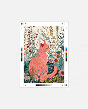 Blush Garden Cat
