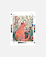 Blush Garden Cat