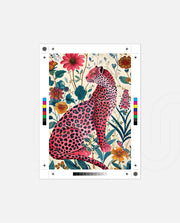 Pink Wildflower Leopard