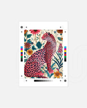 Pink Wildflower Leopard