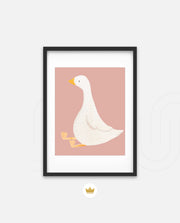 Blush Goose Charm
