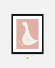 Blush Goose Charm
