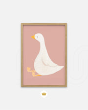 Blush Goose Charm