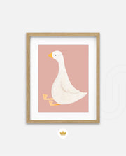 Blush Goose Charm