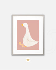 Blush Goose Charm