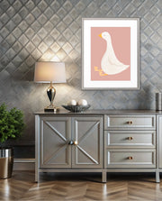 Blush Goose Charm