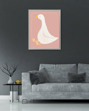 Blush Goose Charm
