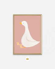 Blush Goose Charm