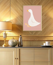 Blush Goose Charm