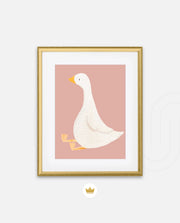 Blush Goose Charm