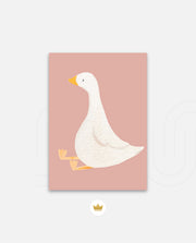 Blush Goose Charm