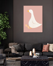 Blush Goose Charm