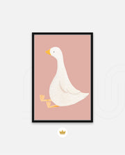 Blush Goose Charm