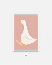 Blush Goose Charm