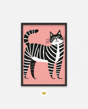 Zebra Stripe Cat