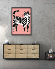 Zebra Stripe Cat