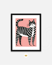 Zebra Stripe Cat